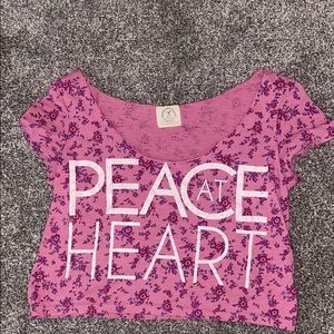 (3 for $10) Floral Crop Top